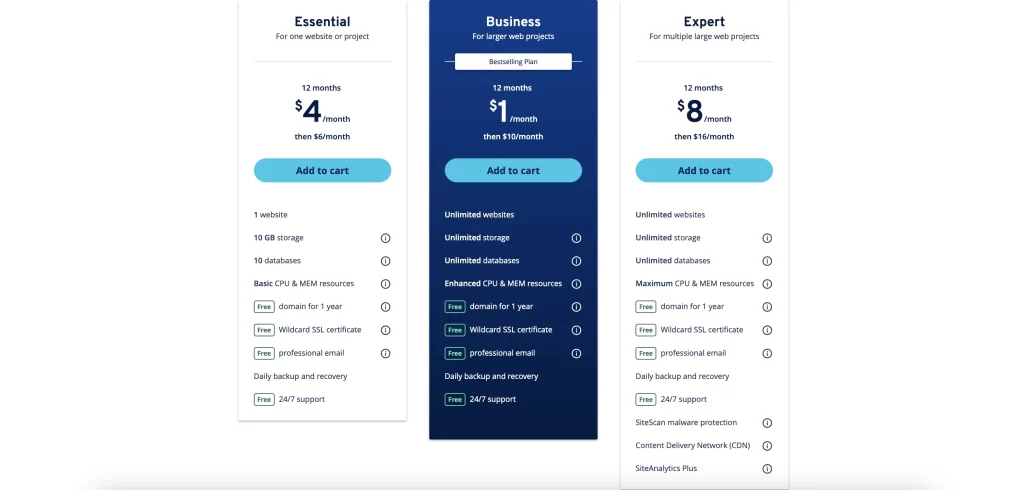 ionos Pricing Ionos - Trusthost.net