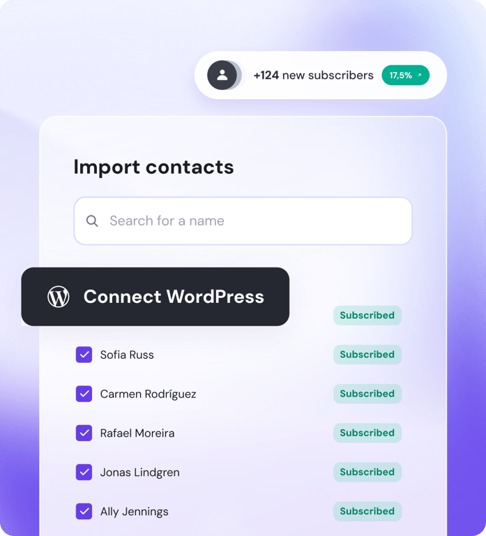 Từ WordPress đến hộp thư trong vài phút